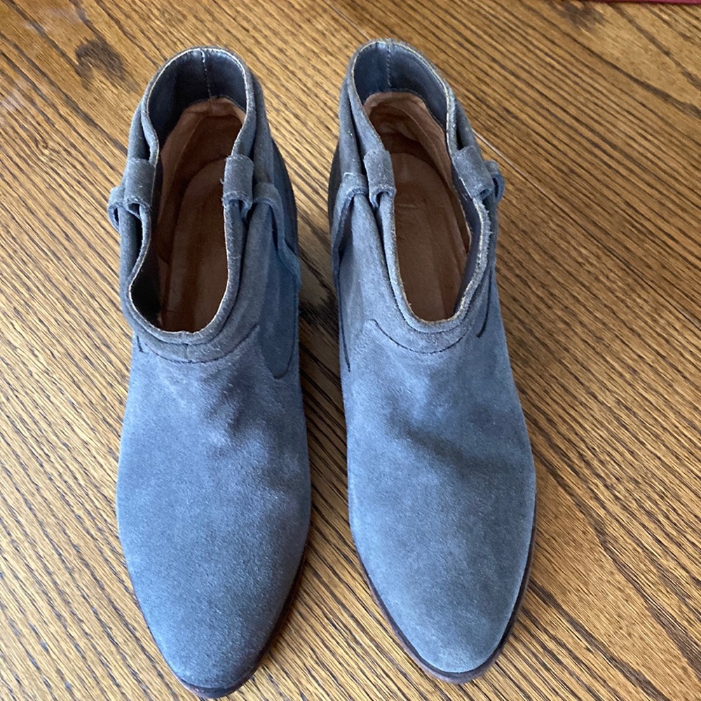 JOIE GREY SUEDE BOOTIES SIZE 11